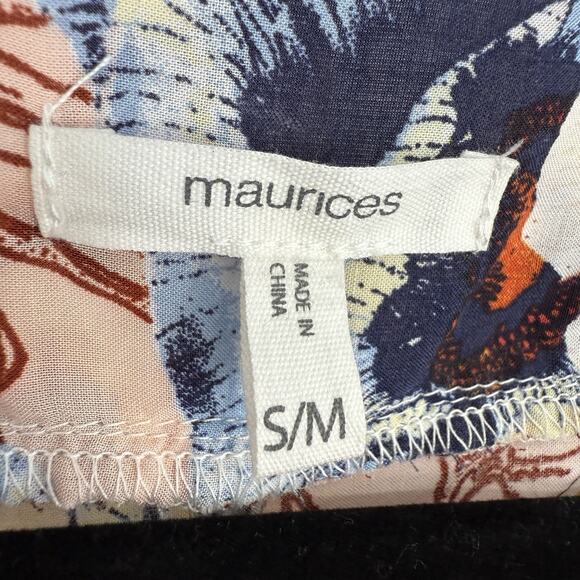 Maurices NEW Floral Cocoon Kimono Size S/M Open - Picture 5 of 11